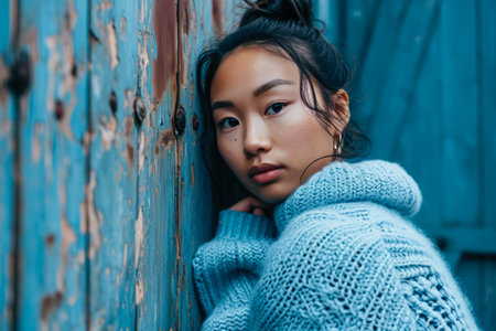 Portrait of a young Asian womanの素材