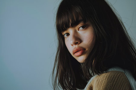 Portrait of a young Asian womanの素材