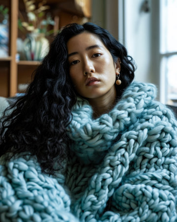 Portrait of a young Asian womanの素材