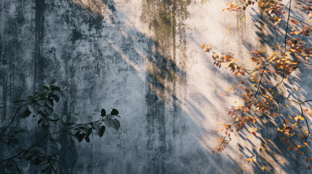 Minimalistic room interior composition with grey panels. Interior decoration concept imageの素材