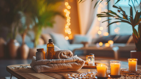 Luxury resort image inviting guests to relax and enjoyの素材