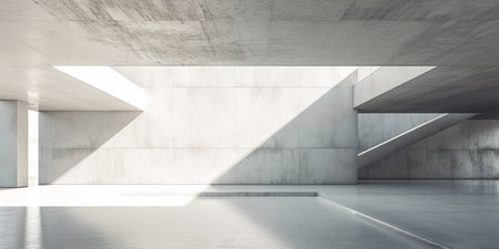 Minimalist modern interior in bright colorsの素材