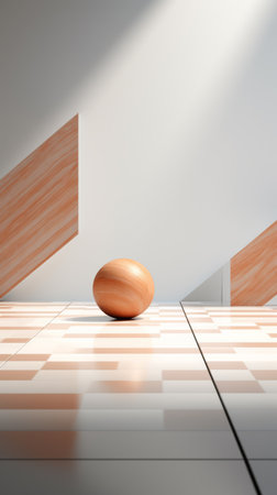 Empty minimalist room interiorの素材