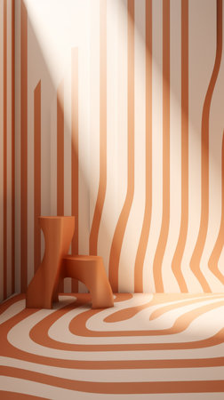 Empty minimalist room interiorの素材