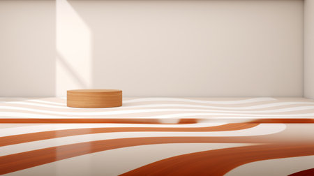 Empty minimalist room interiorの素材