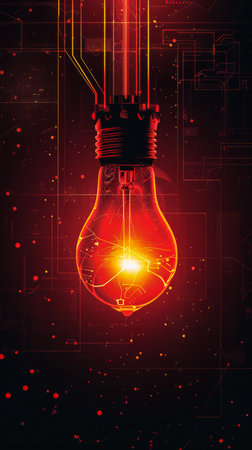 Abstract illustration representing neural networks and ideasの素材