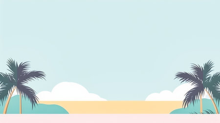 Minimalist background illustration with soft warm colorsの素材