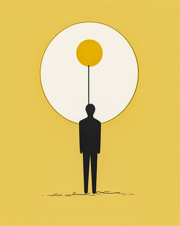 Minimalist background illustration with soft warm colorsの素材