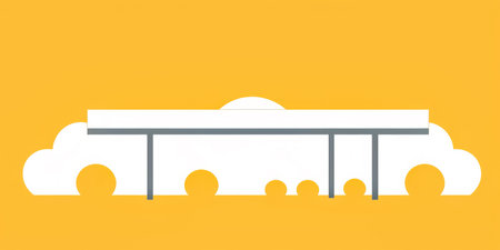 Minimalist background illustration with soft warm colorsの素材