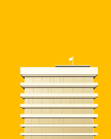 Minimalist background illustration with soft warm colorsの素材