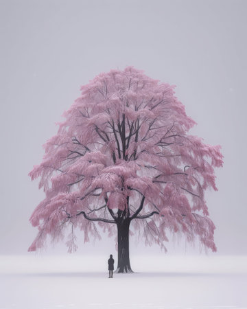 Tranquil abstract gradient background in calming patternsの素材