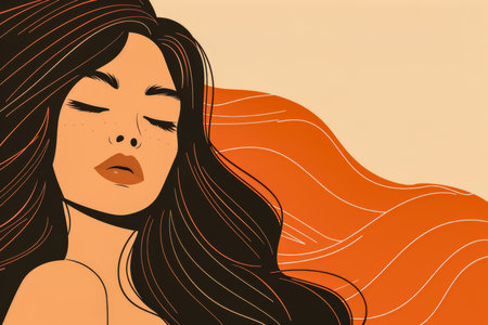 Vintage colorful abstract background from the 60s with copy space for textの素材