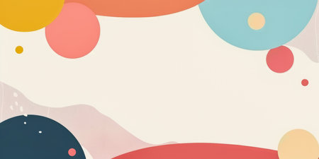 Minimalist abstract illustration inspired in contemporary advertising campaignsの素材