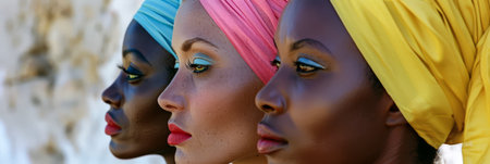 Closeup portrait of a beautiful young womanの素材