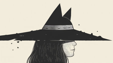 Contemporary woman illustrationの素材
