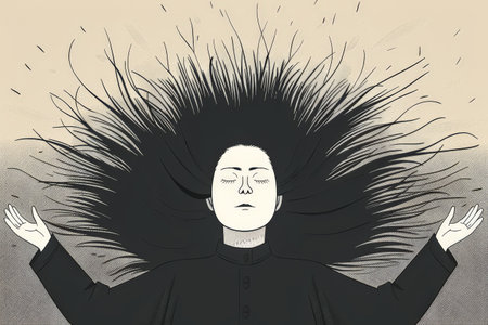 Contemporary woman illustrationの素材