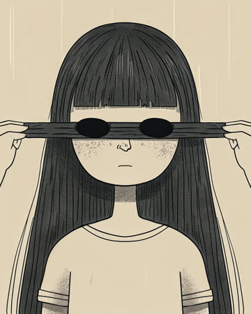 Contemporary woman illustrationの素材