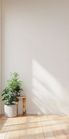 Minimalist serene interiors in earthy tones. Interior decor composition.の素材