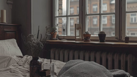 Elegant room interiors home decor with minimal elements. Interiors decor composition.の素材