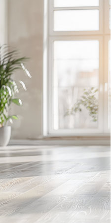 Serene empty interiors in clean tones and minimal furniture. Copyspace for customizationの素材