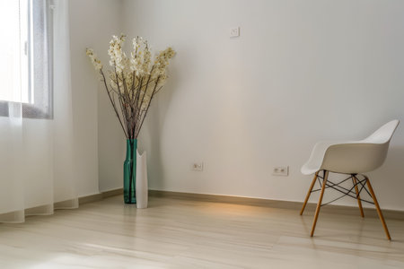 Elegant modern interiors design with space for text.の素材