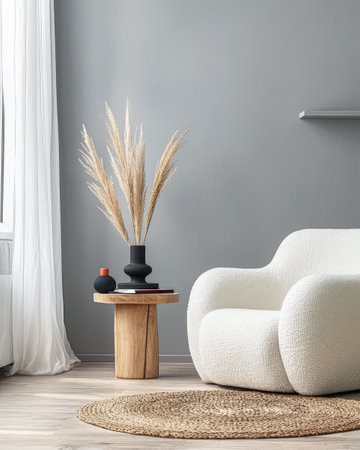 Stylish modern interiors in vibrant turquoise color. Minimalist interiors design.の素材