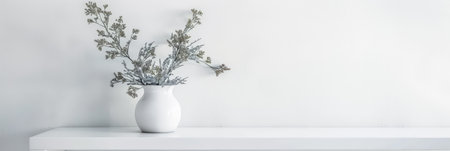 Minimalist room interiors composition with copyspace in neutral tonality.の素材