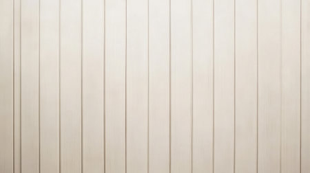 A softly lit wooden panel wall showcases vertical lines in a warm beige finish creating a cozy and inviting atmosphere perfect for interior spaces.の素材