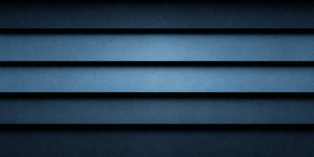 Well-defined horizontal blue lines form a sleek and minimalist background that adds a modern touch to any space. The design evokes calmness and sophistication.の素材