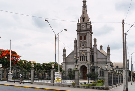 Sanctuary of the Lord of Luren, Ica Peruの写真素材