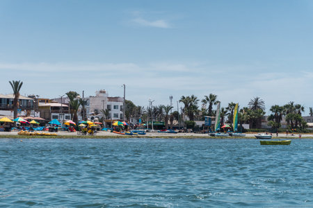 Chaco beach, Paracas Ica Peruの写真素材