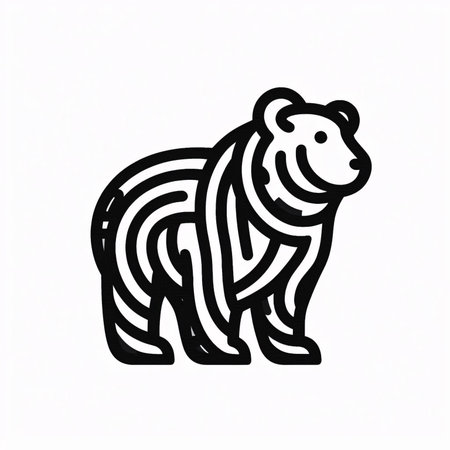 tiger icon on white background, vector illustration, eps10のイラスト素材