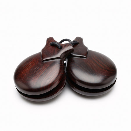 Wooden shoes isolated on a white background.の素材