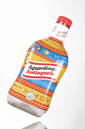 medellin colombia October 1, 2018 The Liquor and Alcohol Factory of Antioquia, is a solid organization with extensive experience in the country and with more than ninety years producing liquors and liquors for local marketsのeditorial素材