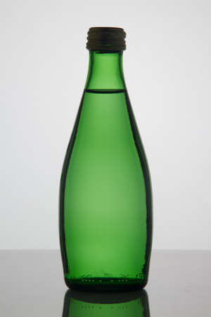 Bottle of water on white backgroundの写真素材