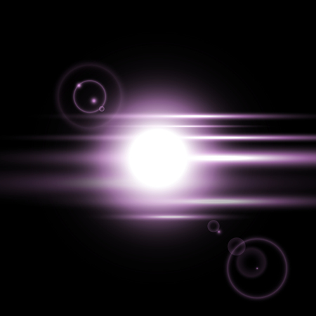 Shining lens flareのイラスト素材