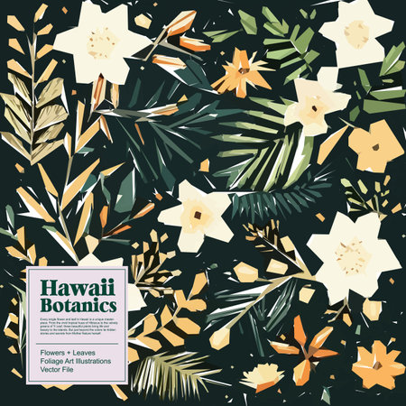 Vector illustration with hand drawn wild flowers and birds. Floral background.のイラスト素材