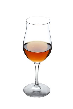 red wine cup isolated on white backgroundの写真素材