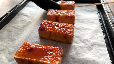 Japanese food thick fried tofuの写真素材