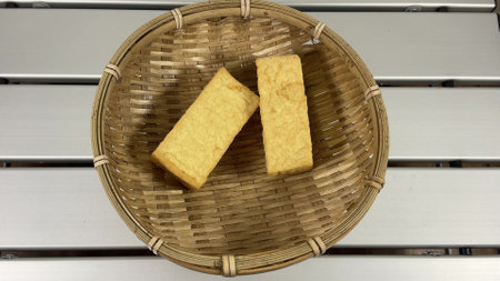 Japanese food thick fried tofuの写真素材