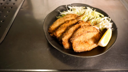 Dishes made with fresh Japanese fishの写真素材