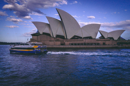 Morning view of the Sydney Opera House
