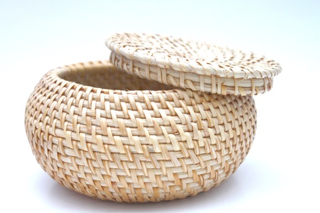 A small fiber basketの写真素材