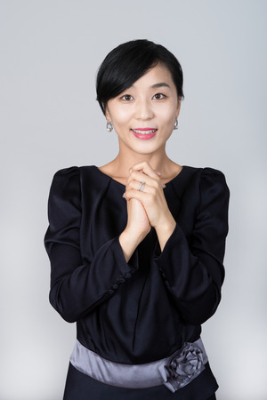 attractive asian woman imageの写真素材
