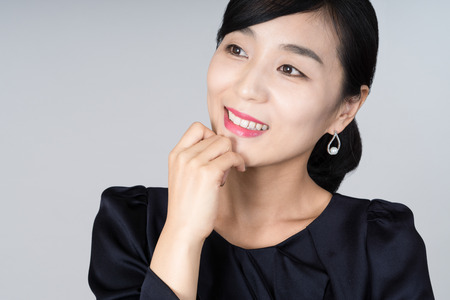 attractive asian woman imageの写真素材