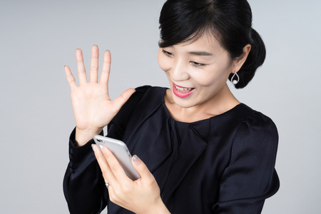 attractive asian woman imageの写真素材