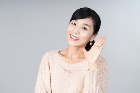 attractive asian woman imageの写真素材