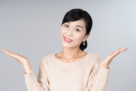 attractive asian woman imageの写真素材