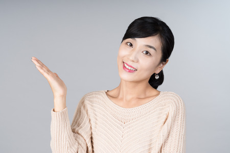 attractive asian woman imageの写真素材