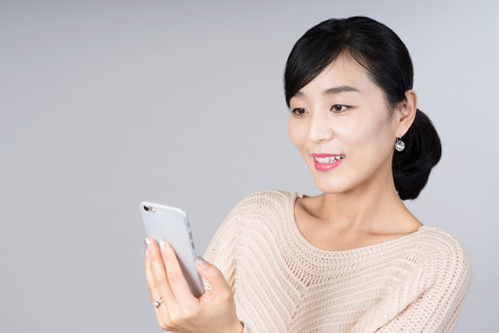 attractive asian woman imageの写真素材